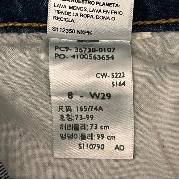 Levi’s Heritage Boyfriend Denim Jeans Women’s Size 8 Cuffed Summer Streetwear - Picture 8 of 13